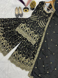 Top And Plazzo With dupatta