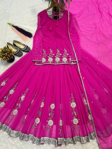 Top And Lehanaga With Dupatta