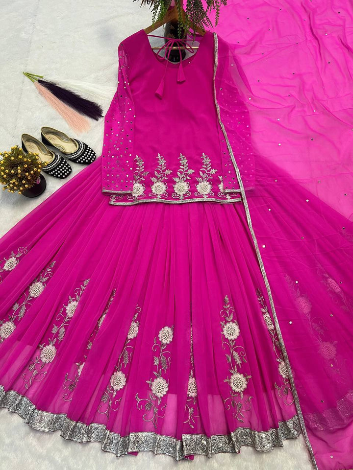 Top And Lehanaga With Dupatta