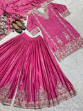 Top And plazzo With Dupatta