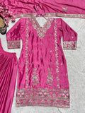 Top And plazzo With Dupatta