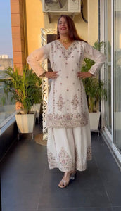 Top And plazzo With Dupatta