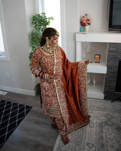 Presenting New Designer Long Panjabi Suit Top , Pant and Dupptta In Fancy Style