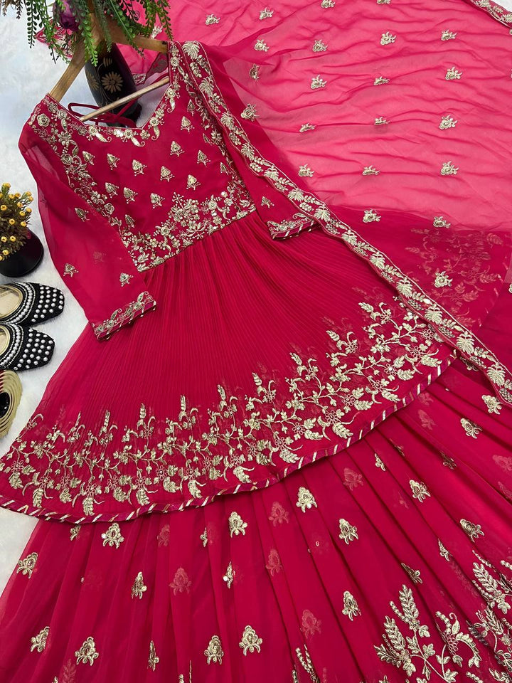 Top And lehanaga With Dupatta