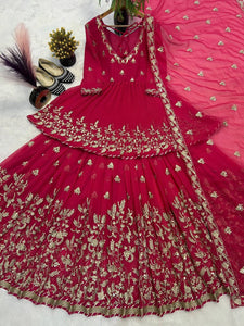 Top And lehanaga With Dupatta