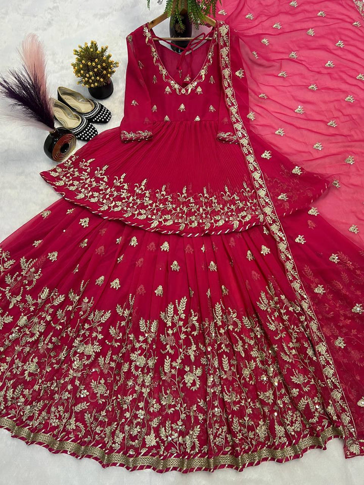 Top And lehanaga With Dupatta