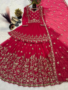 Top And lehanaga With Dupatta