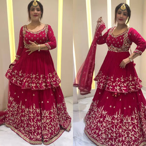 Top And lehanaga With Dupatta
