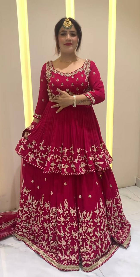 Top And lehanaga With Dupatta