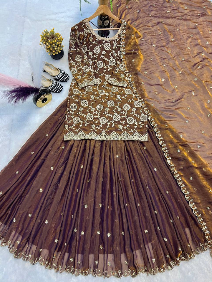 TOP And Lehanaga WIth Dupatta
