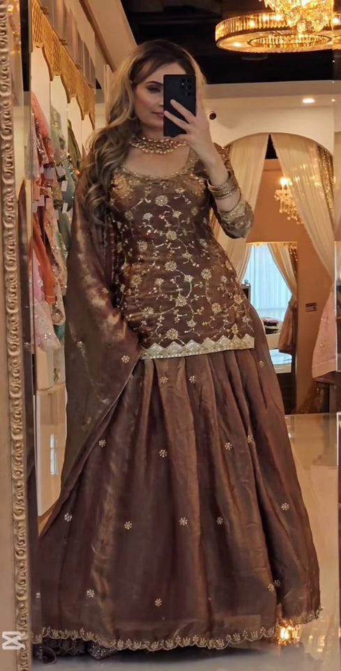 TOP And Lehanaga WIth Dupatta