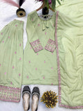 New Launching Đěsigner Party Wear Look top with farshi salwar*