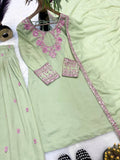 New Launching Đěsigner Party Wear Look top with farshi salwar*