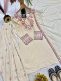 New Launching Đěsigner Party Wear Look top with farshi salwar*