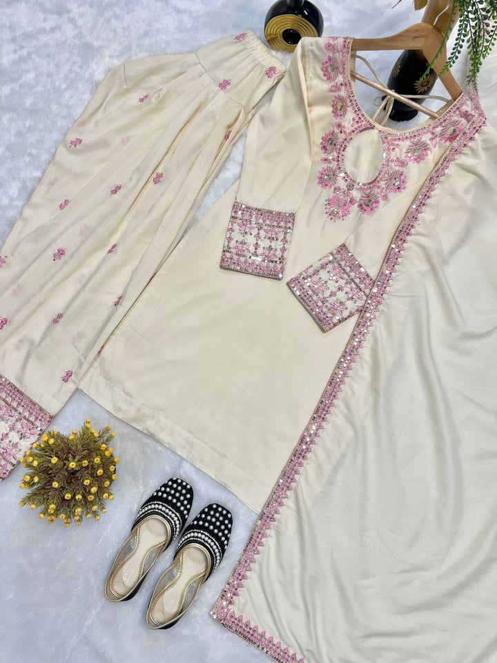 New Launching Đěsigner Party Wear Look top with farshi salwar*