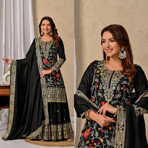 Launching New Designer Party Wear Look Top , Sharara Plazzo  and Dupatta