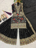 Launching New Designer Party Wear Look Top , Sharara Plazzo  and Dupatta