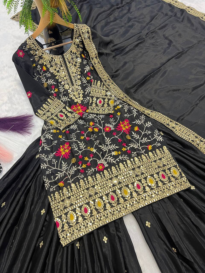 Launching New Designer Party Wear Look Top , Sharara Plazzo  and Dupatta