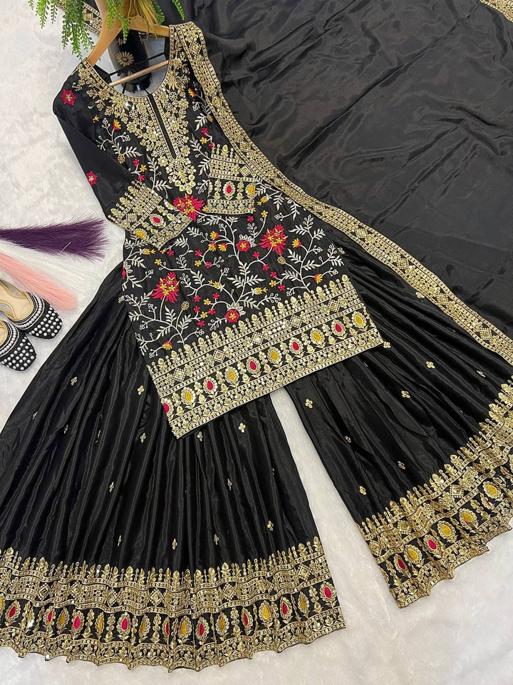 Launching New Designer Party Wear Look Top , Sharara Plazzo  and Dupatta