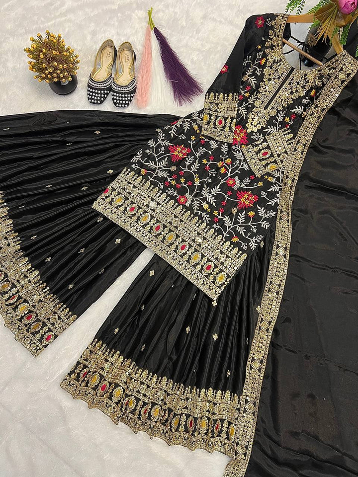 Launching New Designer Party Wear Look Top , Sharara Plazzo  and Dupatta