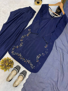 Launching New 👗 Đěsigner Party Wear Look top with farshi salwar*