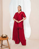 Launching New 👗 Đěsigner Party Wear Look top with farshi salwar*