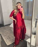 Launching New 👗 Đěsigner Party Wear Look top with farshi salwar*