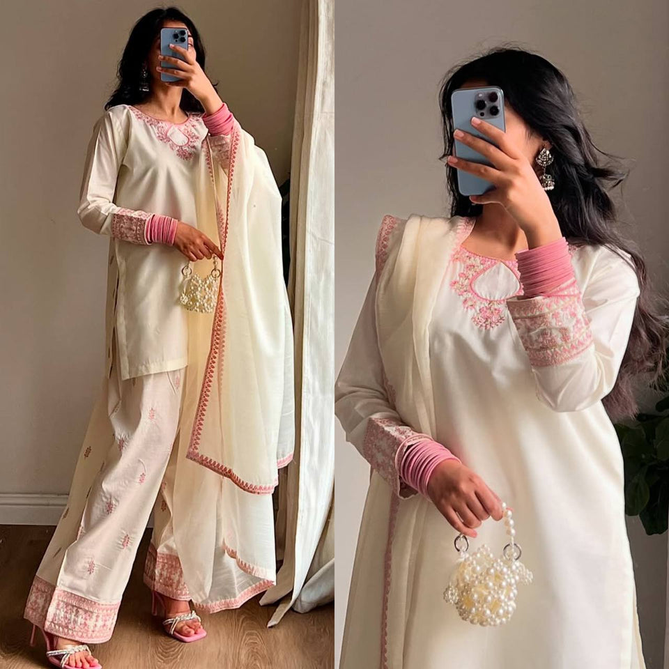 New Launching Đěsigner Party Wear Look top with farshi salwar