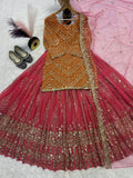 Top And Lehanaga With Dupatta