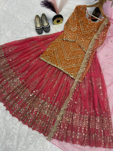 Top And Lehanaga With Dupatta