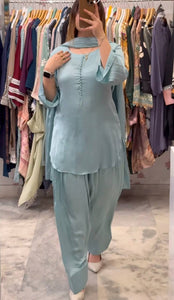 New Launching Đěsigner Party Wear Look top with farshi salwar