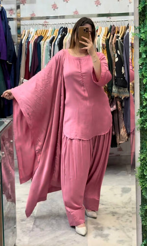New Launching Đěsigner Party Wear Look top with farshi salwar