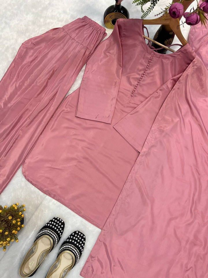 New Launching Đěsigner Party Wear Look top with farshi salwar
