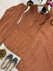 New Launching Đěsigner Party Wear Look top with farshi salwar