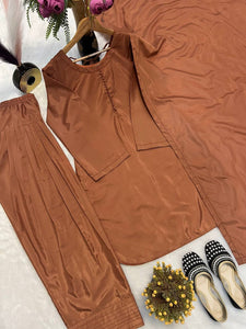 New Launching Đěsigner Party Wear Look top with farshi salwar