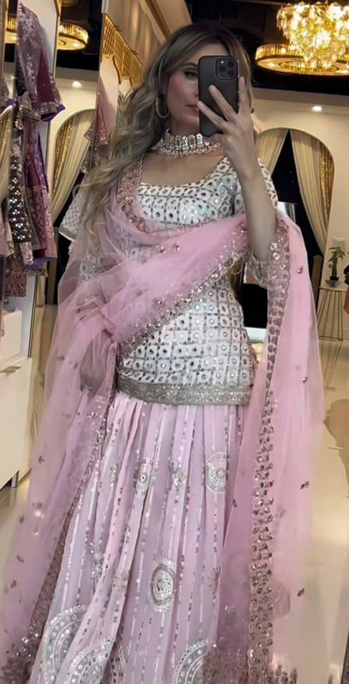Top And Lehanaga With Dupatta