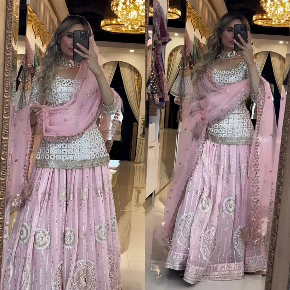 Top And Lehanaga With Dupatta