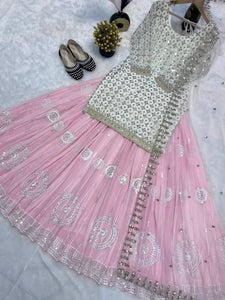 Top And Lehanaga With Dupatta