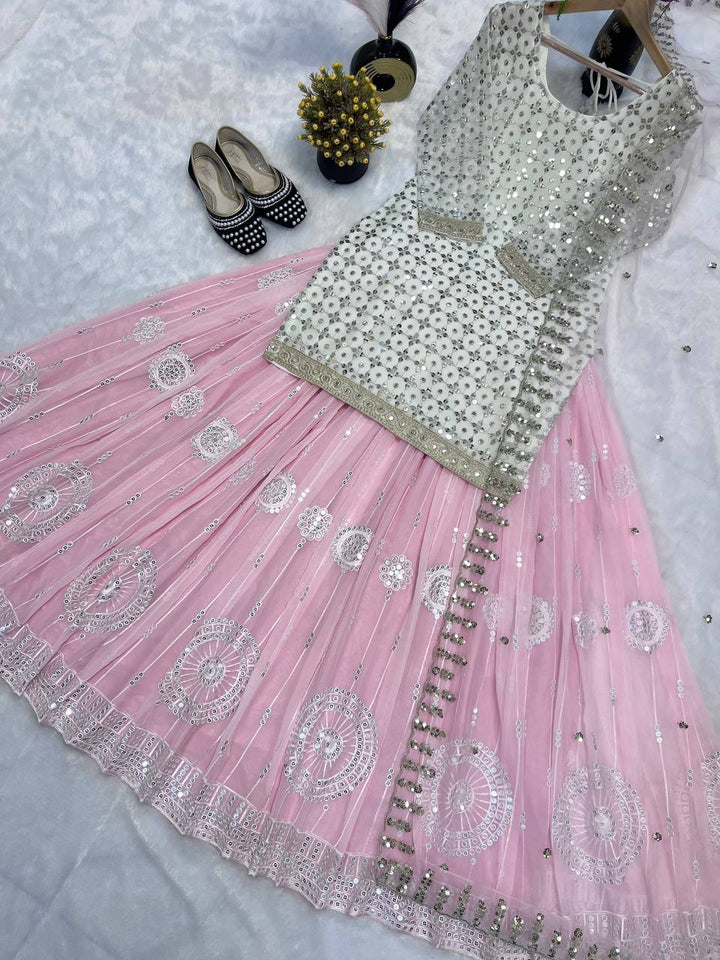 Top And Lehanaga With Dupatta