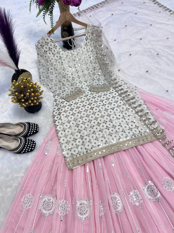 Top And Lehanaga With Dupatta