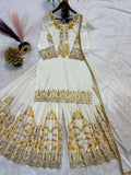 Top And Sharara With Dupatta