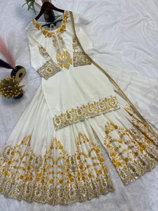 Top And Sharara With Dupatta