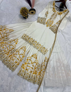 Top And Sharara With Dupatta