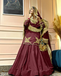 Top And Lehanaga With Dupatta