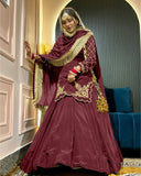 Top And Lehanaga With Dupatta