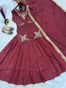 Top And Lehanaga With Dupatta