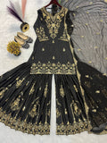 Top And Sharara With Dupatta