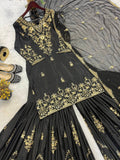 Top And Sharara With Dupatta