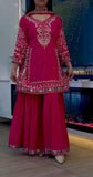 Top And Plazzo With Dupatta