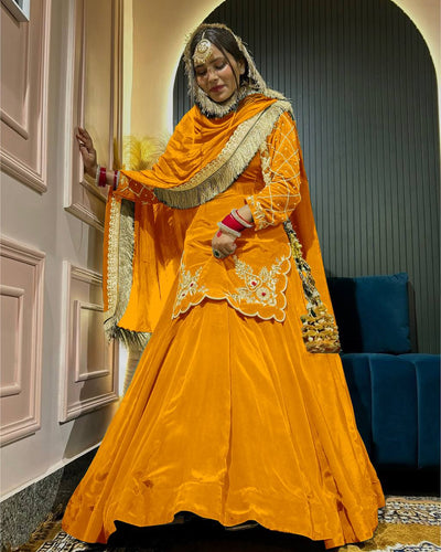 Top And lehanaga With Dupatta